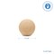 Wooden Balls, Assorted Unfinished, Round, Birch Hardwood Craft Balls | Woodpeckers